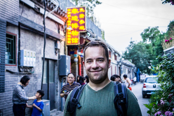 Sean Goresht in Beijing streets