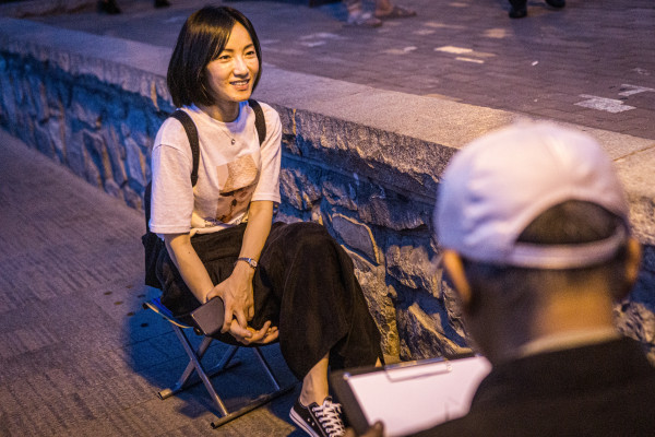 Beijing portrait drawing of tourist