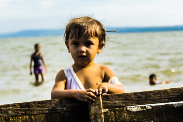 Beach kid in Nicaragua