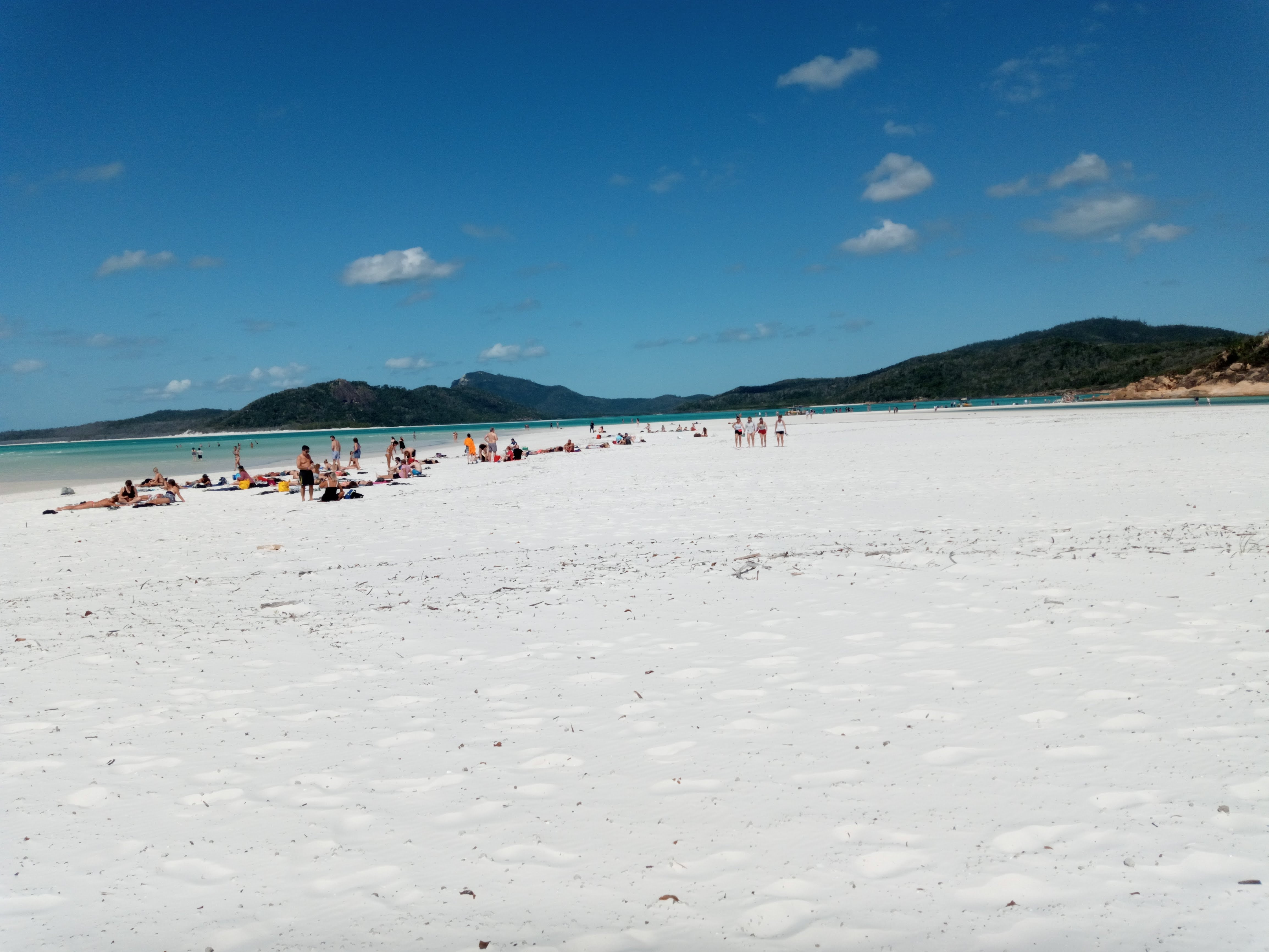 Whitsundays National Park Beach Showcasing White Sand